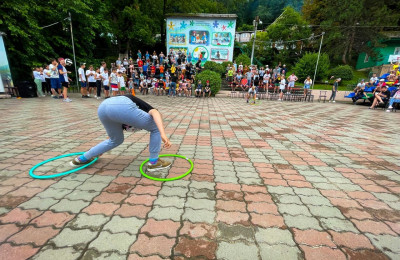 Весёлые старты в нашем лагере!